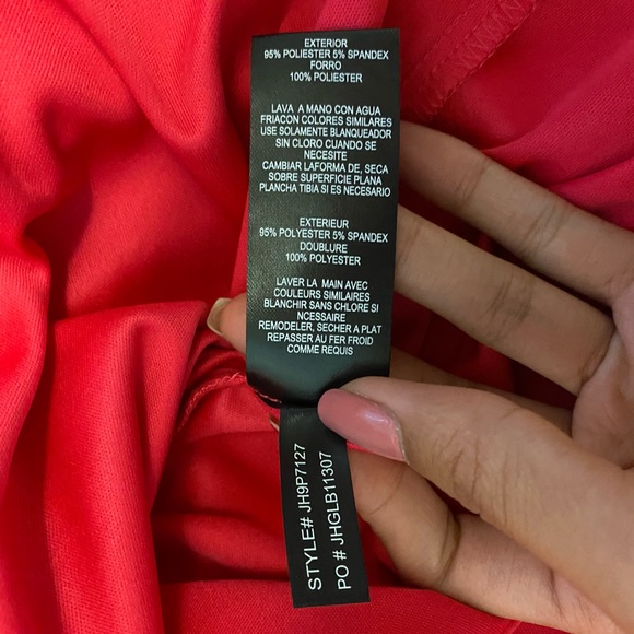 Laura Petites Bright Pink Party Dress - Picture 7 of 13